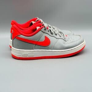 Nike Shoes Youth 1 Gray Air Force 1 Low Top Athletic Lace Up Swoosh Logo Casual